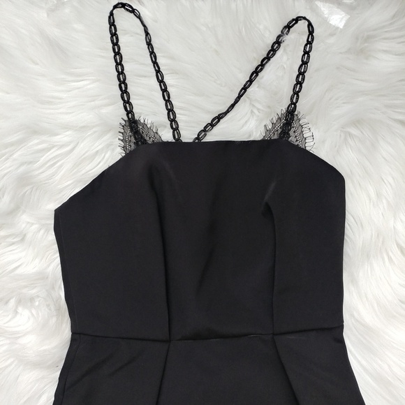 Topshop Chain Loop Lace Prom Dress - Picture 4 of 7